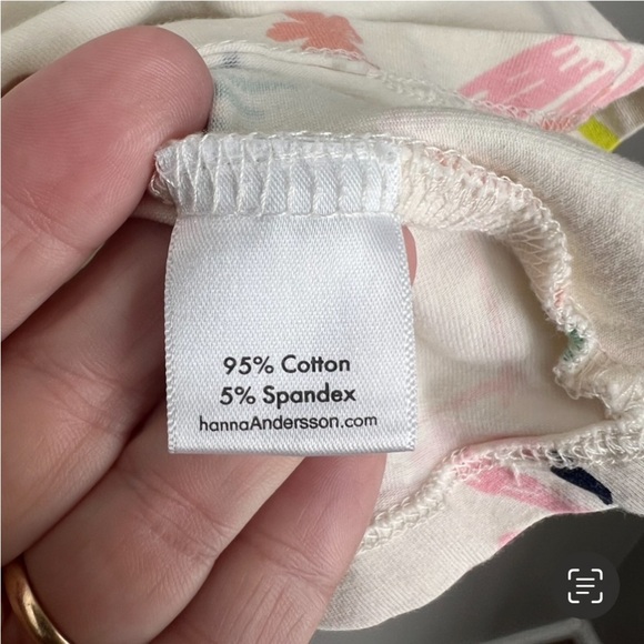 Hanna Andersson Girls Dress Palm Tree Flamingo Beachy Vacation tropical 10 140 - Picture 3 of 4